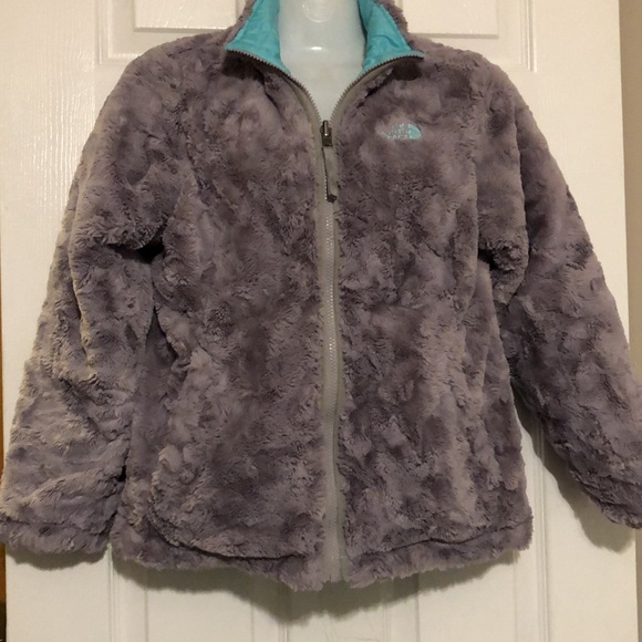 Girls Reversible NorthFace Coat - Picture 11 of 14